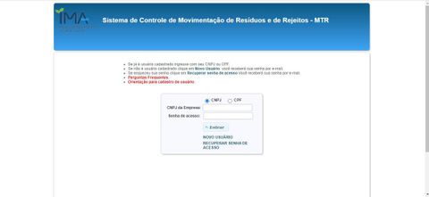 Como emitir o MTR online no IMA FEAM?