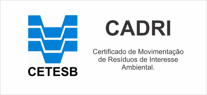 Para destinação de quais resíduos é obrigatório o CADRI?