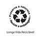 símbolo da longa vida reciclável